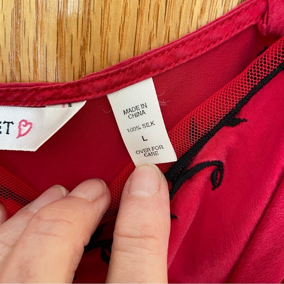 Victoria’s Secret Vintage ❤️ Silk Slip w/adjustable straps -L Large - EUC - Picture 6 of 10